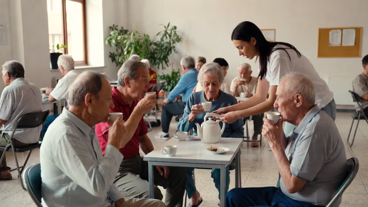 Community program supporting social connection for older adults