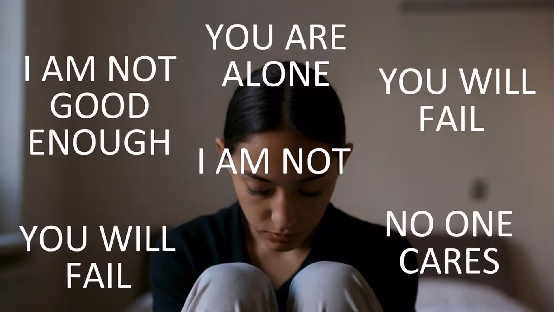 Negative self-talk and distorted thinking