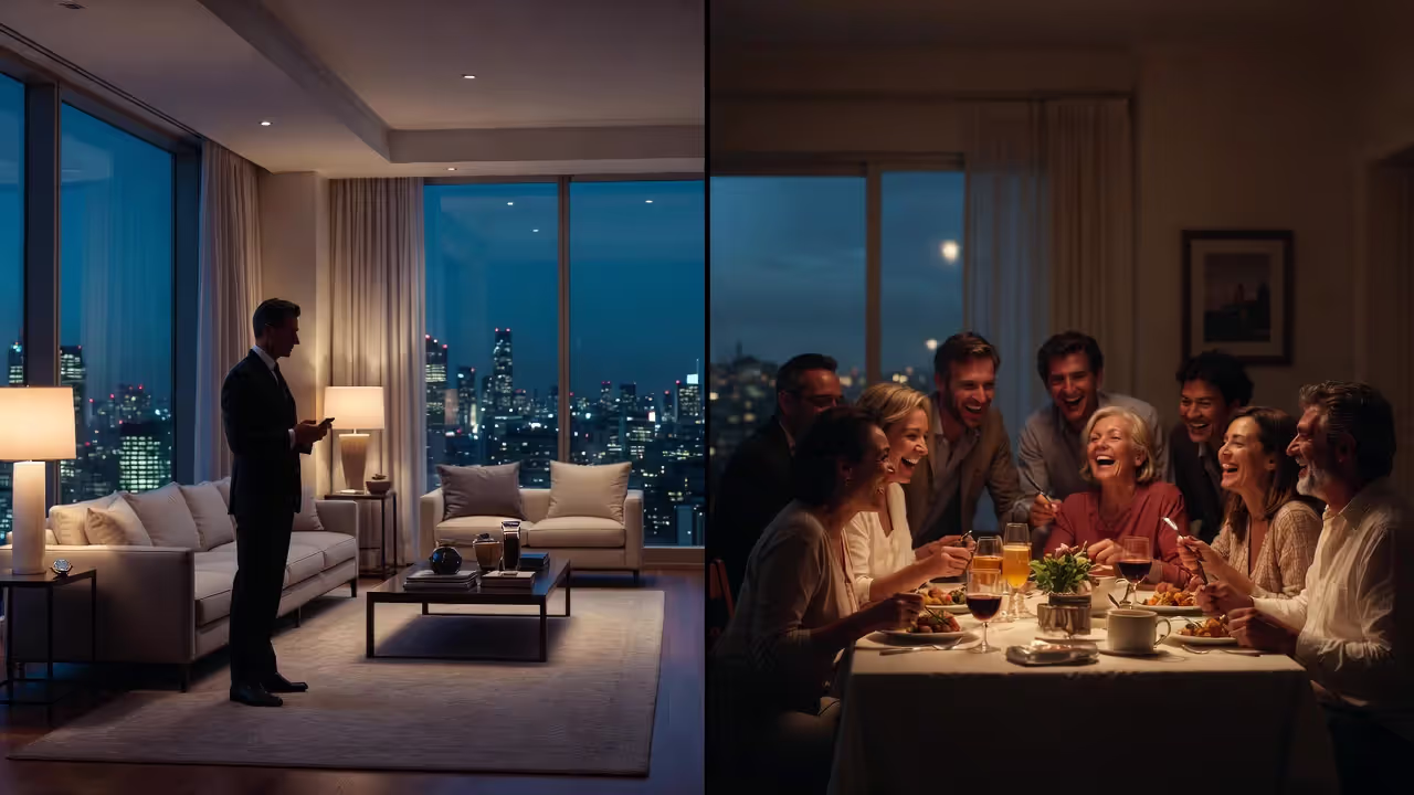 Money Can Buy Comfort—Not Connection.